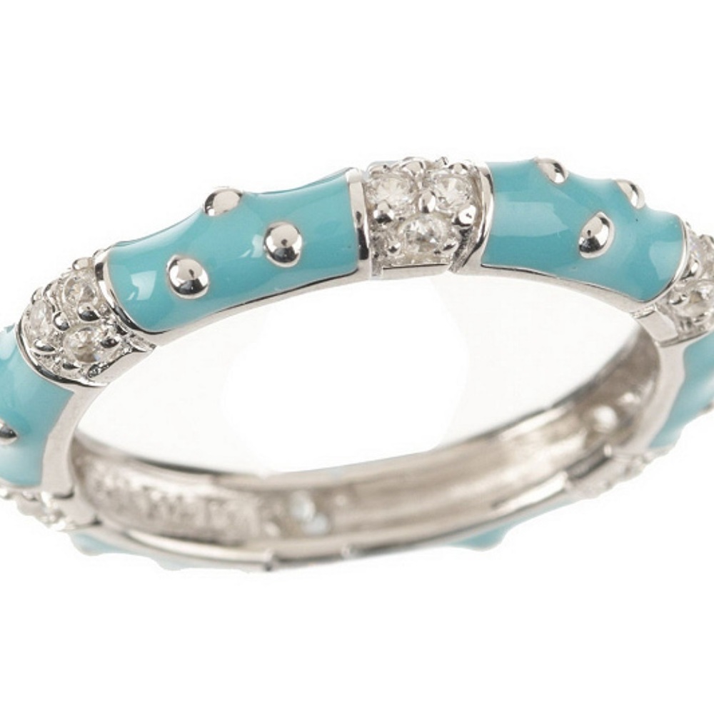 Joseph Esposito Turquoise Enamel Ring